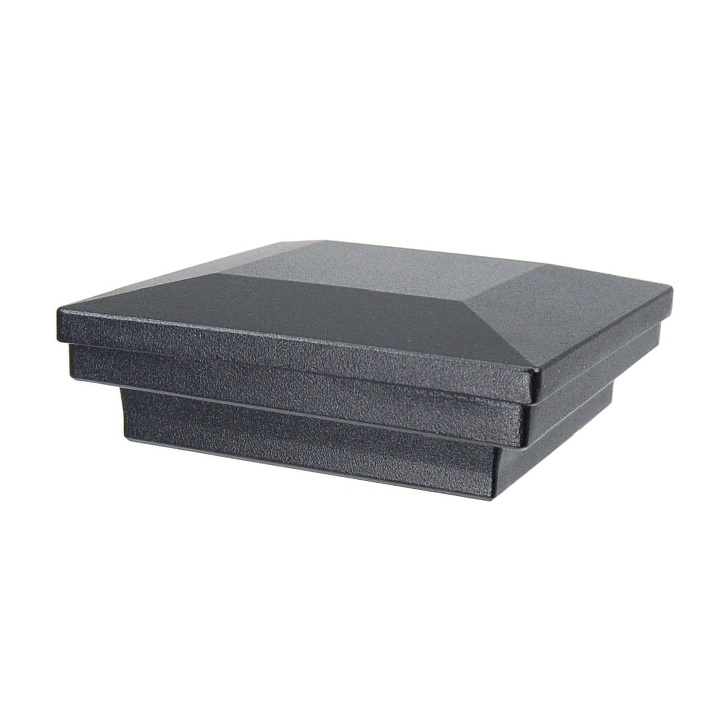 Fortress Building Products Fortress Accents Black Sand Aluminum Deck Post Cap