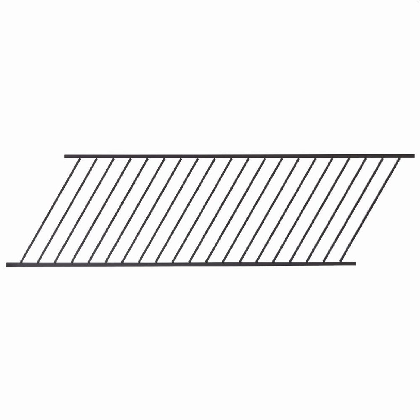 Fortress Building Products 94-ft x 40-in Black Sand Metal Deck Rail Kit