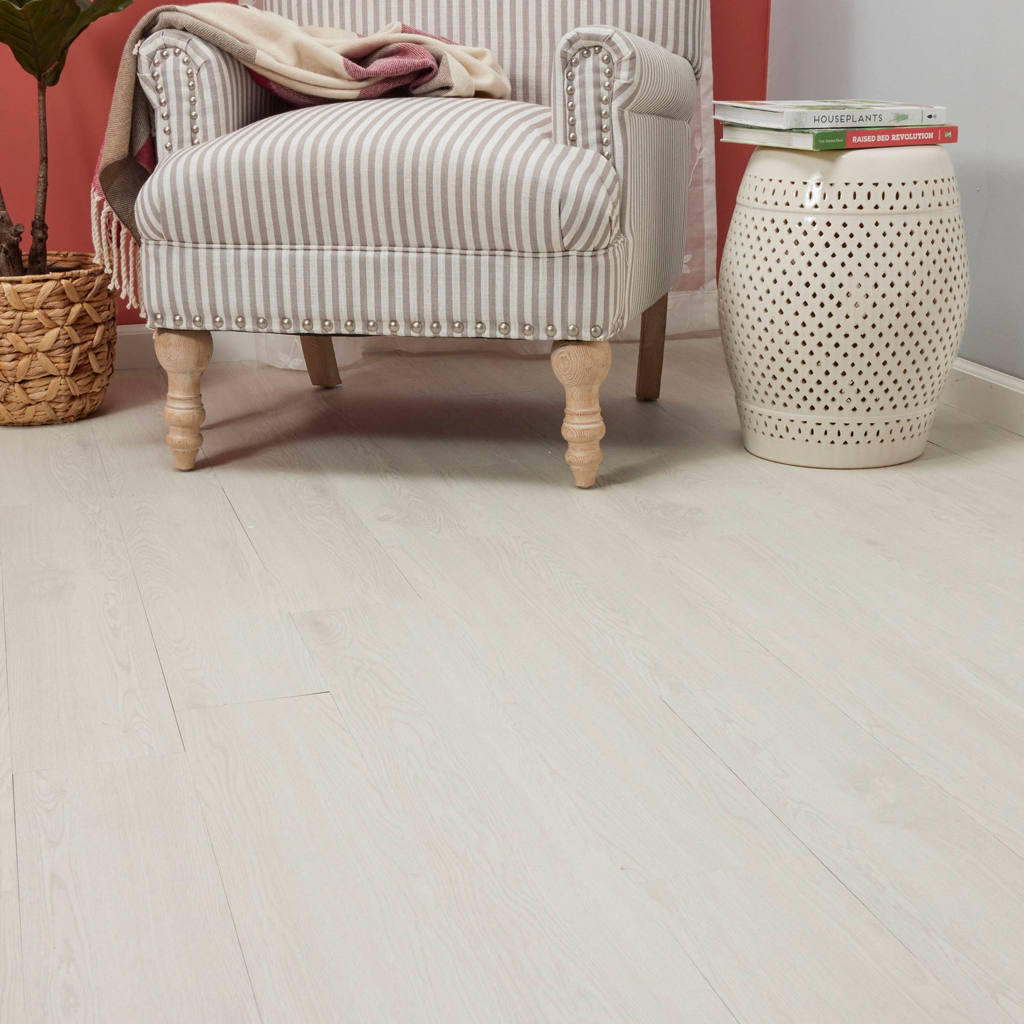 Lucida USA BaseCore Cotton 6-in W x 36-in L x 2-mm Waterproof Peel-and-Stick Luxury Vinyl Plank Flooring, 54-sq ft Carton