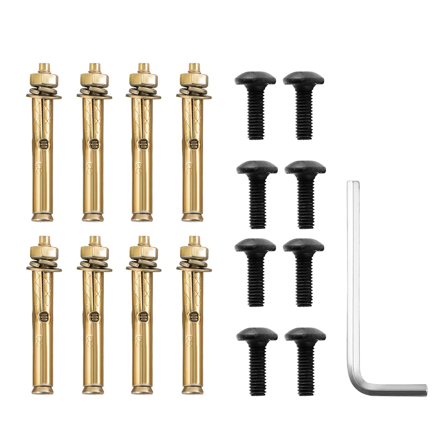 VEVOR 4-5 Steps Aluminum Handrail 4.98-ft x 35.2-in Aluminum Deck Handrail Kit