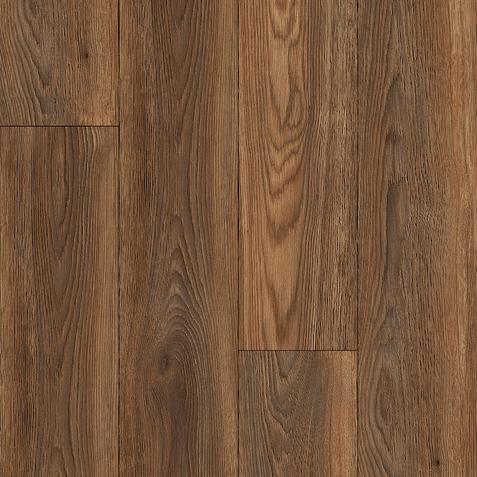 STAINMASTER Halladay Oak 10-mm T x 7-1/2-in W x 50-in L Waterproof Wood Plank Laminate Flooring (21.06-sq ft / Carton)