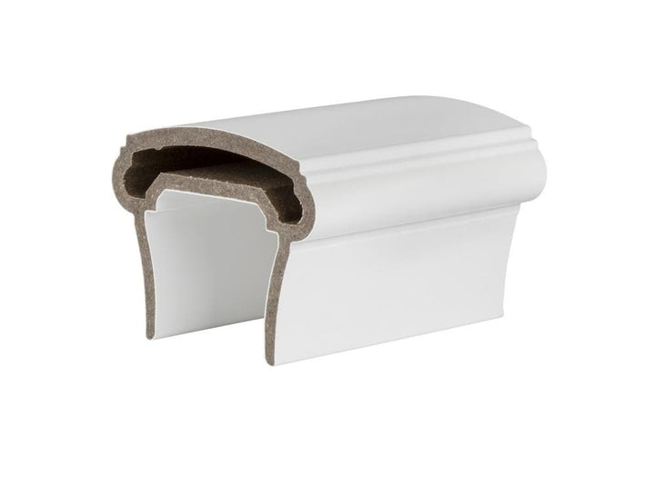 TimberTech Classic Composite Trademark 5.-ft L x 3.5-in W x 2.-in H White Composite Deck Rail