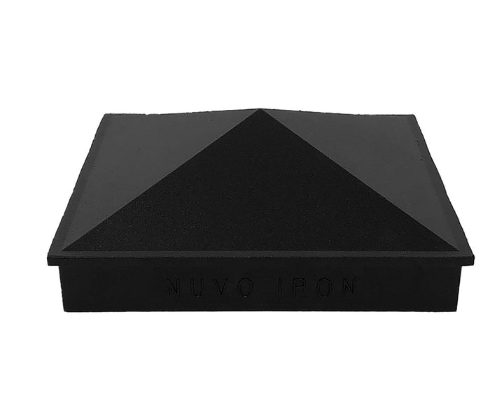 Nuvo Iron 5-in x 5-in Black Aluminum Deck Post Cap