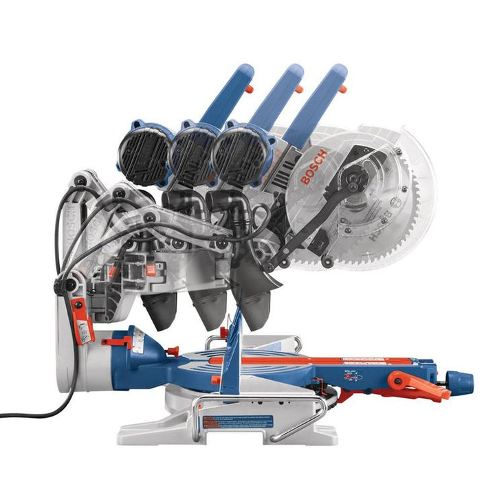 15 Amp Corded 10 in. Dual-Bevel Sliding Glide Miter Saw with 60-Tooth Carbide Saw Blade