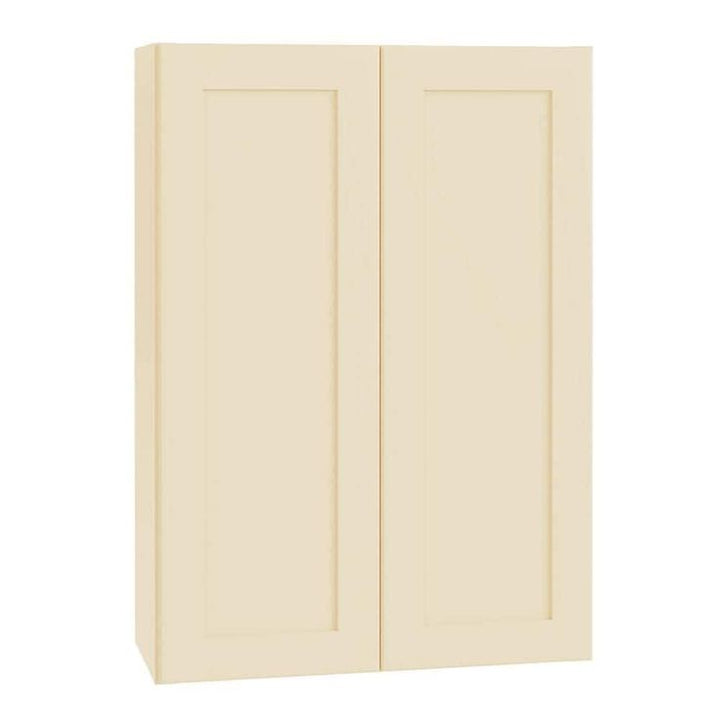 Home Decorators Collection Newport 27 in. W x 12 in. D x 36 in. H Assembled Plywood Wall Kitchen Cabinet in Blended Cream with Soft Close