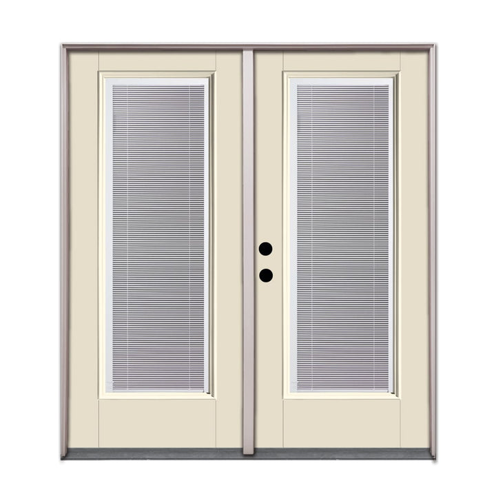 Therma-Tru 72-in x 80-in Fiberglass French, Right-hand inswing – primary product view