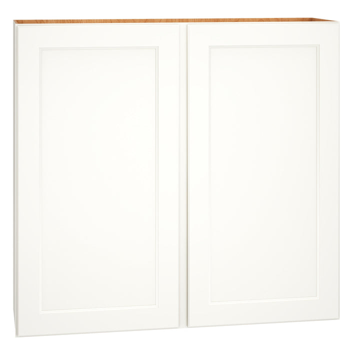 Diamond Express Macaulay 42-in W x 39-in H x 12-in D White Wall Fully Assembled Plywood Cabinet (Recessed Panel Square Door Style)