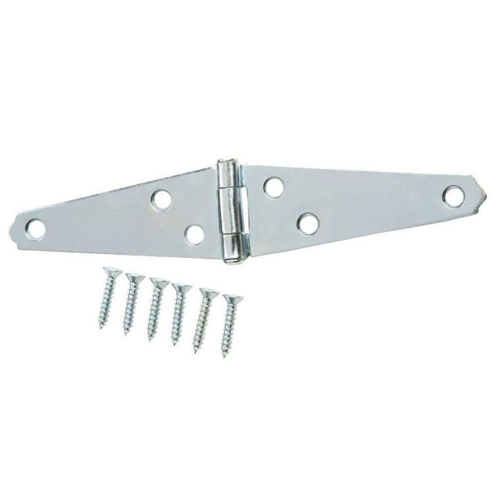 Everbilt 4 in. Zinc-Plated Heavy Duty Strap Hinge