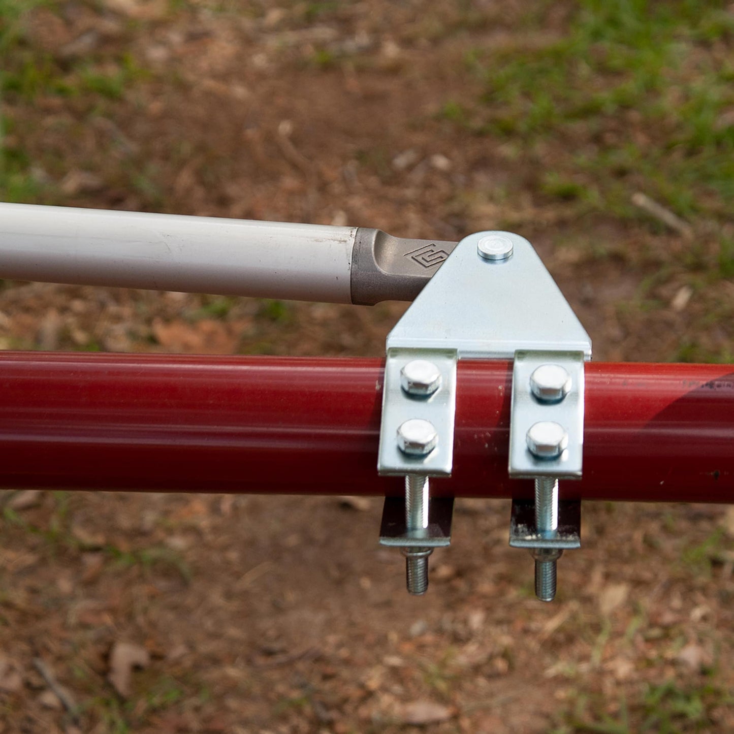 Ghost Controls Tube Gate Bracket Kit - Easy Installation for Single or Dual Gate Operator Arms - Attaches to Round Tubular Gates - No Drilling Required