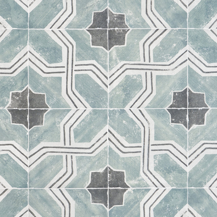 Artmore Tile Tiesto Iberia 8-in x 8-in Matte Porcelain Encaustic Floor and Wall Tile product image