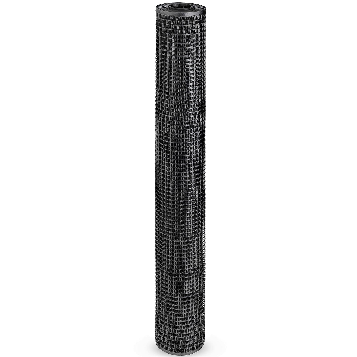 BOEN 25-ft x 3-ft 7-Gauge Black Plastic Extruded Mesh Rolled Fencing