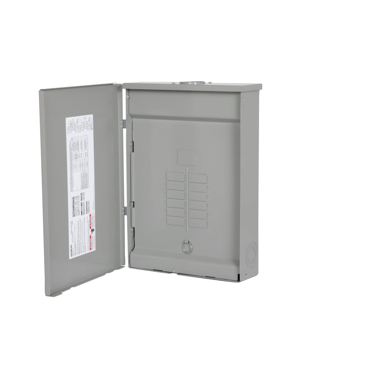Siemens SN 125-Amp 12-space load center - front view