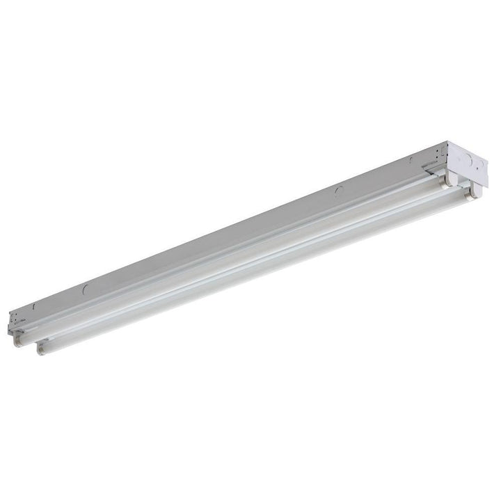 C 2 40 120 MBE 2INKO 2-Light Flushmount Steel White Fluorescent Light - Super Arbor