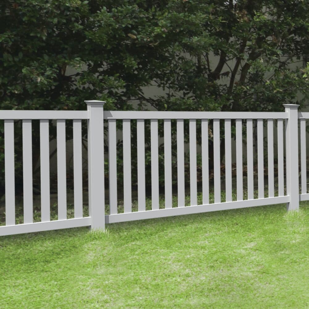 Freedom 5-in W x 5-in L White Vinyl Fence Post Top- Fits Common Post Measurement: 5-in x 5-in