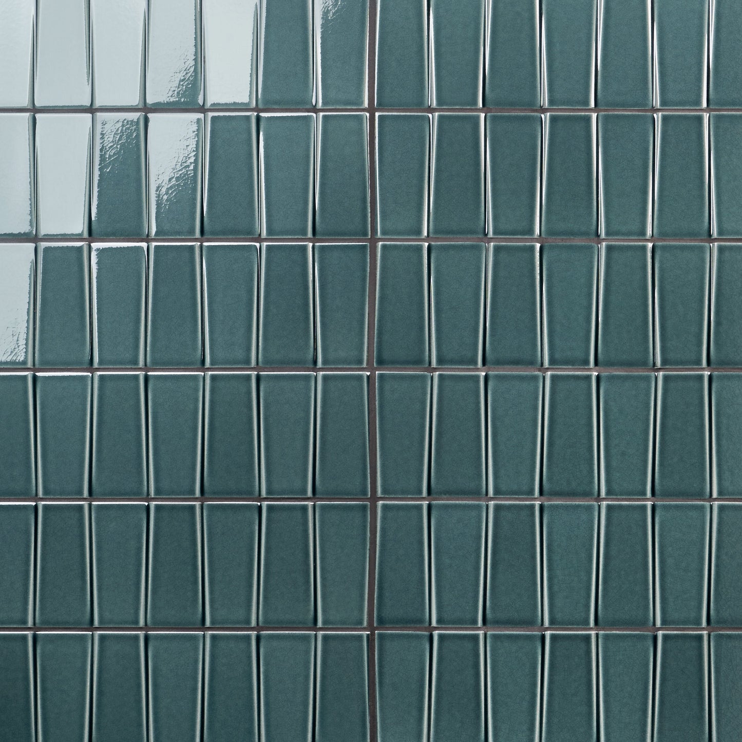 Artmore Tile Refined Emerald Green 4-in x 16-in Glazed Ceramic Subway Wall Tile product image