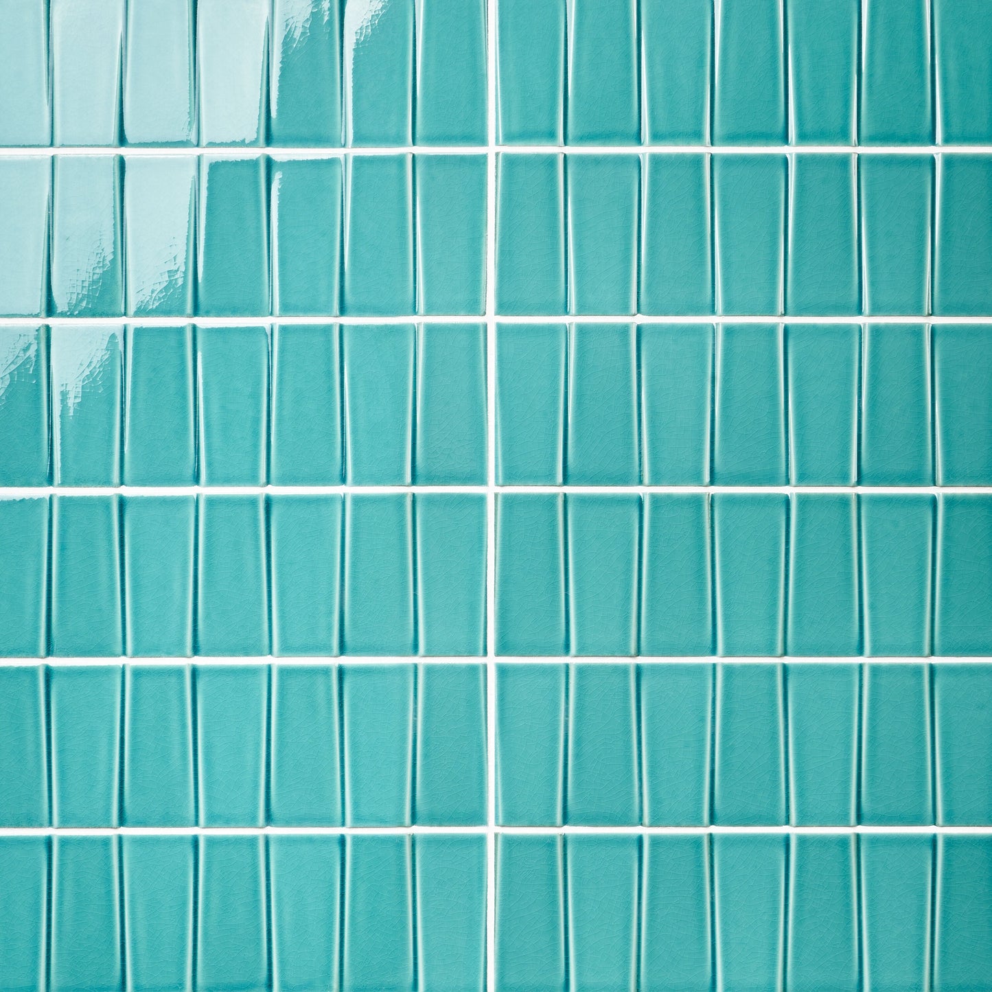 Artmore Tile Refined Teal Green 4-in x 16-in Glazed Ceramic Subway Wall Tile product image