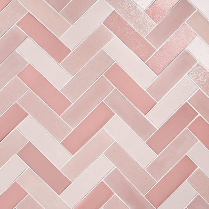 Artmore Tile ColorBrick Terra Blend 2-in x 8-in Multi-finish Natural stone Basalt Cement look Floor and Wall Tile product image