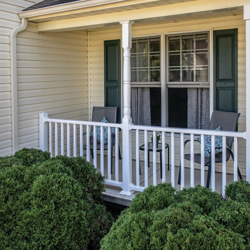 Freedom 4-in x 4-in White Vinyl Deck Post Cap