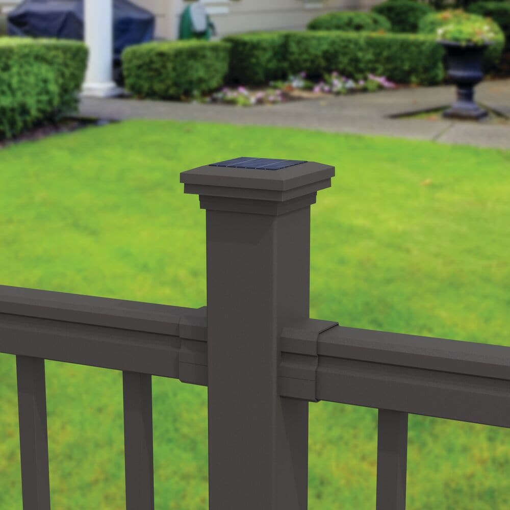 Freedom 3-in x 3-in Matte Bronze Aluminum Deck Post Cap
