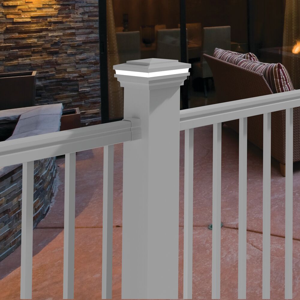 Freedom 4-in x 4-in White Nylon Deck Post Cap