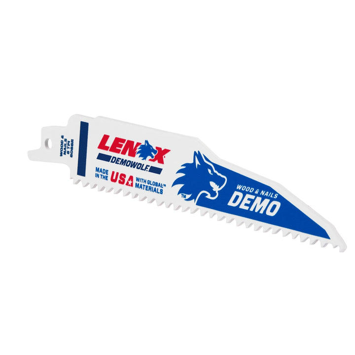 LENOX Power Blast 5-Pack 6-in 6-TPI Demolition Reciprocating Saw Blade
