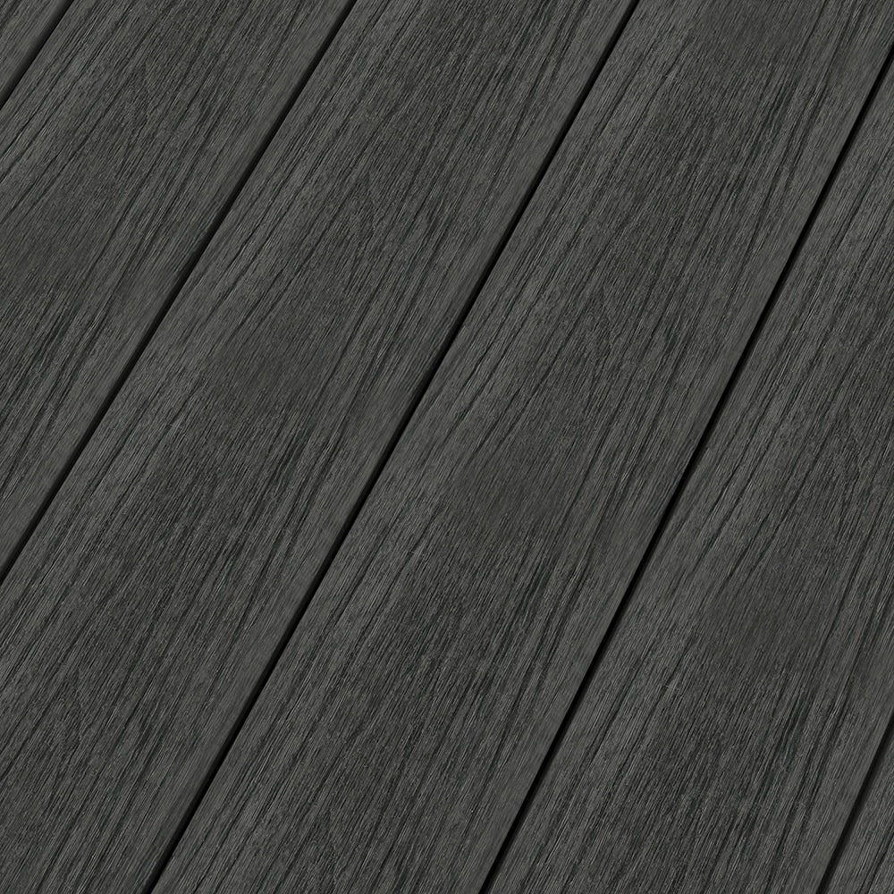 NewTechWood Columbus Hybrid Board 1-in x 6-in x 8-ft Hawaiian Charcoal Grooved Composite Deck Board
