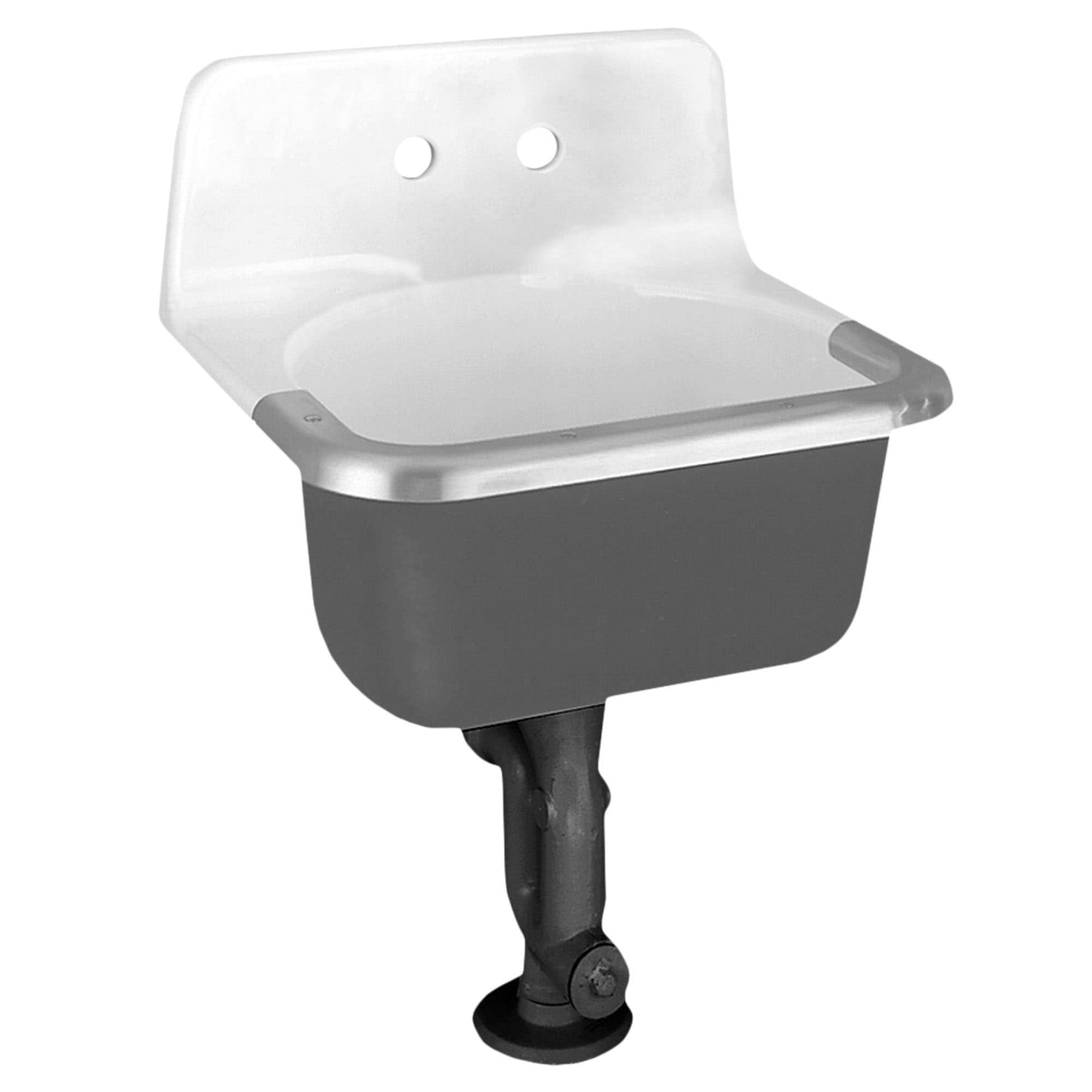 American Standard 24-inch x 20.5-inch White Wall Mount Laundry Sink