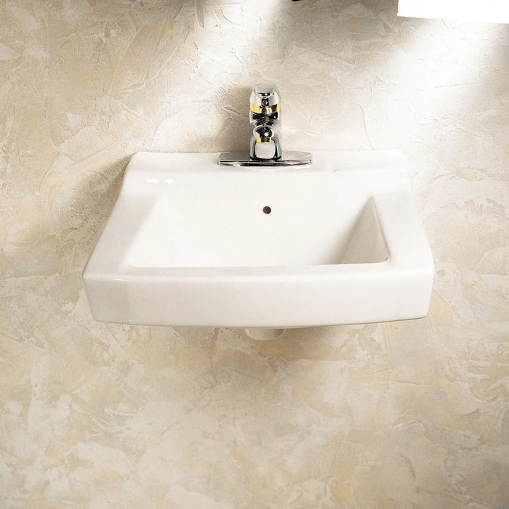 American Standard Comrade Wall-Mounted Bathroom Sink for Wall Hanger in White