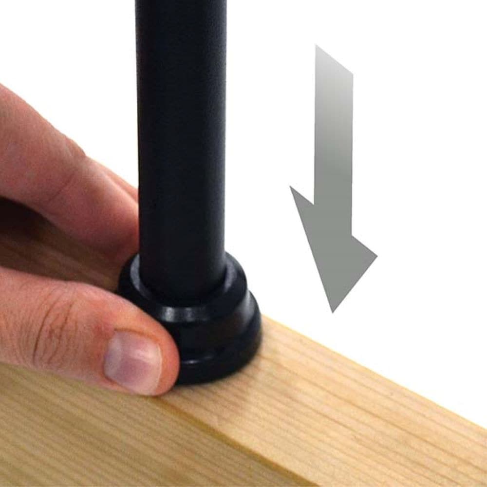 TITAN BUILDING PRODUCTS 3/4-in x 32-in Snap'n Lock Balusters White Aluminum Round Deck Baluster (10-Pack)