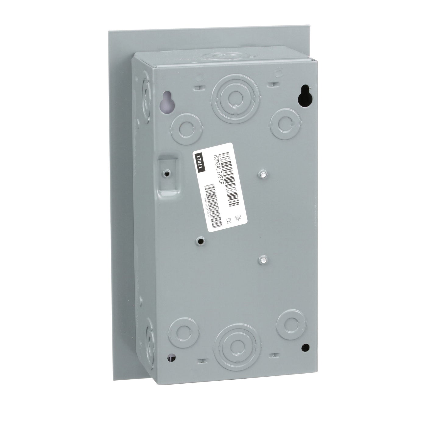 Square D Homeline 70-Amp 2-space load center - detail view