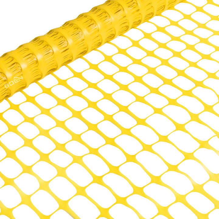 BOEN 100-ft H x 4-ft L Temporary Plastic Snow Fence