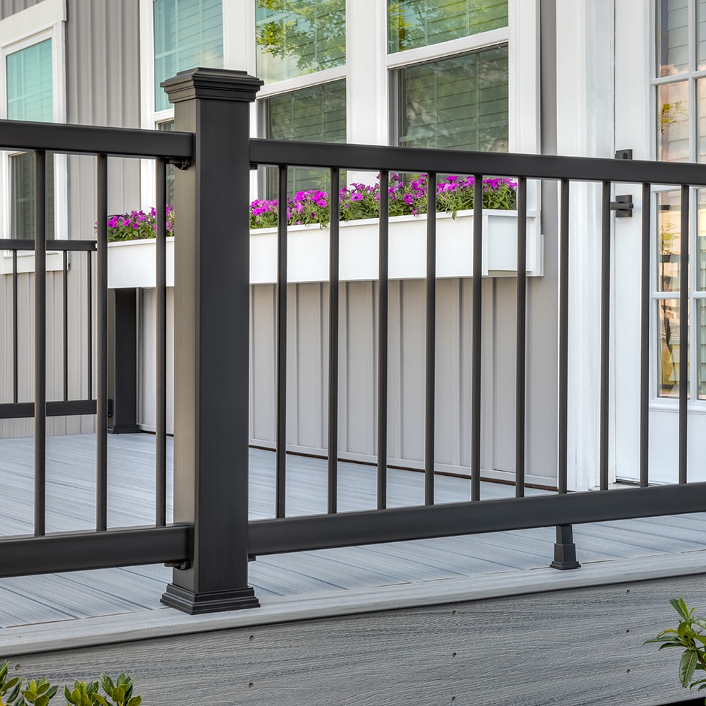 Trex 4.5-in x 4.5-in x 4-ft Charcoal Black Composite Deck Post Sleeve