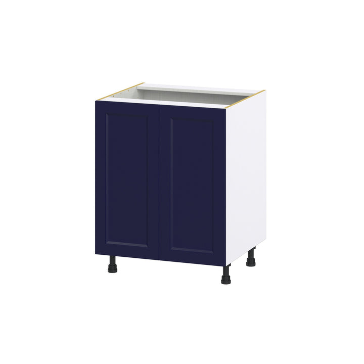 Hugo&Borg Lorette 27-in W x 34.5-in H x 24-in D Navy Blue Sink Base Fully Assembled Cabinet (Recessed Panel Shaker Style)