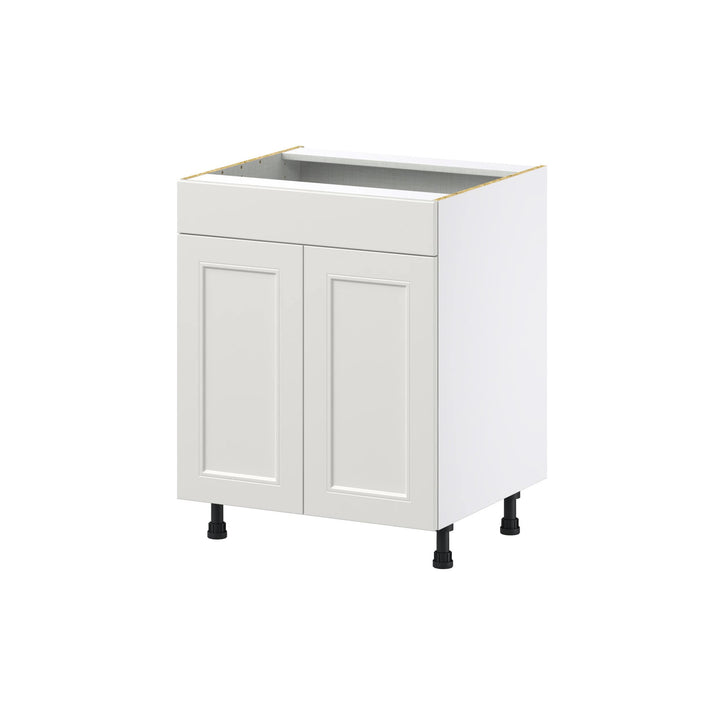 Hugo&Borg Belcourt 27-in W x 34.5-in H x 24-in D Gray Painted Sink Base Fully Assembled Cabinet (Recessed Panel Shaker Style)