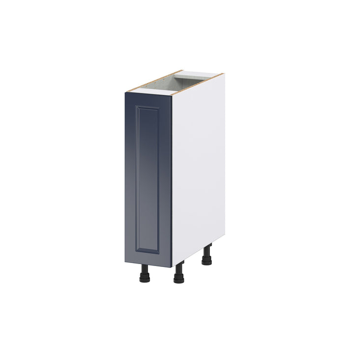 Hugo&Borg Lorette 9-in W x 34.5-in H x 25-in D Navy Blue 1-Drawer Pull-out Cabinet Base Fully Assembled Cabinet (Recessed Panel Style)