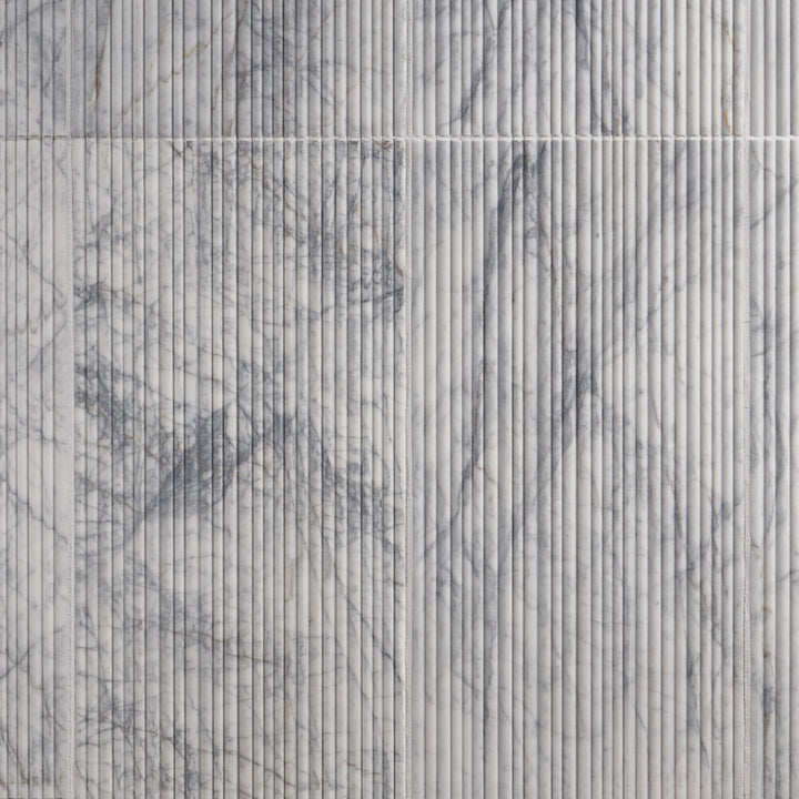 Artmore Tile Ondas White Lion 12-in x 24-in Honed Natural stone Marble Marble look Wall Tile product image