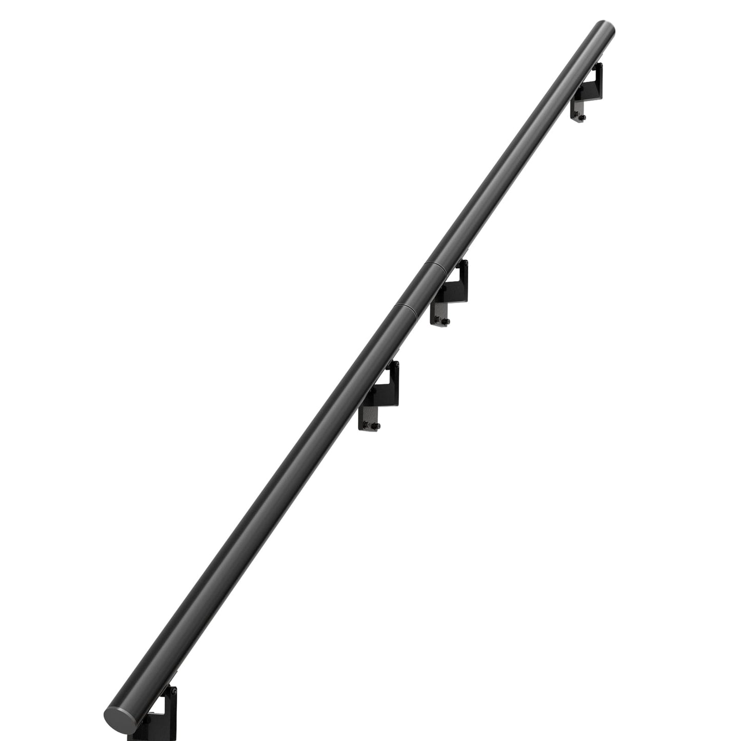 VEVOR Stairs service 12-ft x 7-in Aluminum Alloy Aluminum Deck Stair Rail Kit