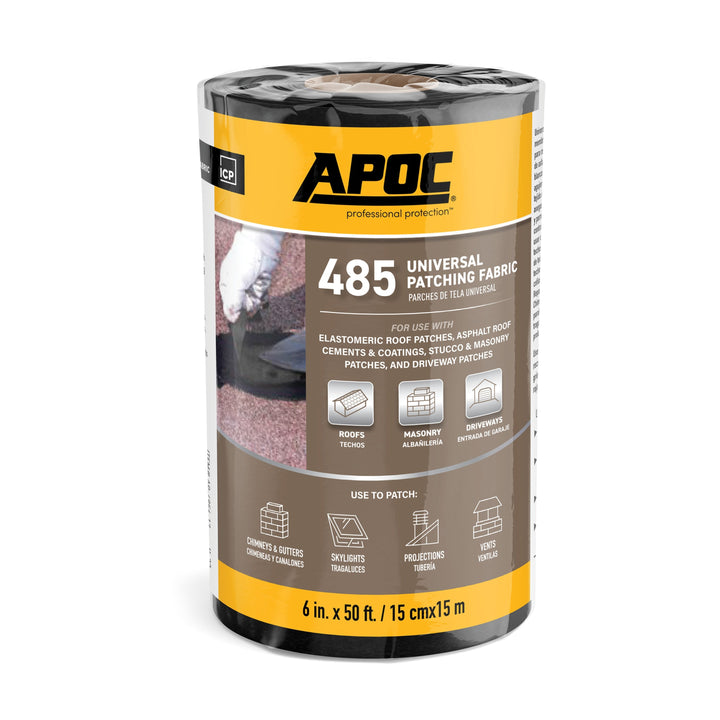 APOC 485 Universal Patching Fabric, Coated Glass – 6 in. x 50 ft Roll
