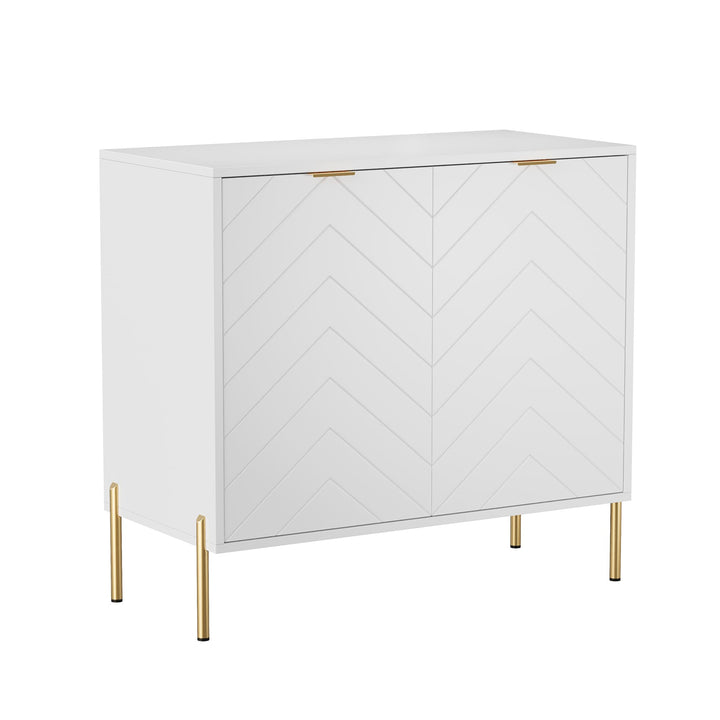 Clihome 15.75-in W x 31.5-in H Mdf White Freestanding Utility Storage Cabinet
