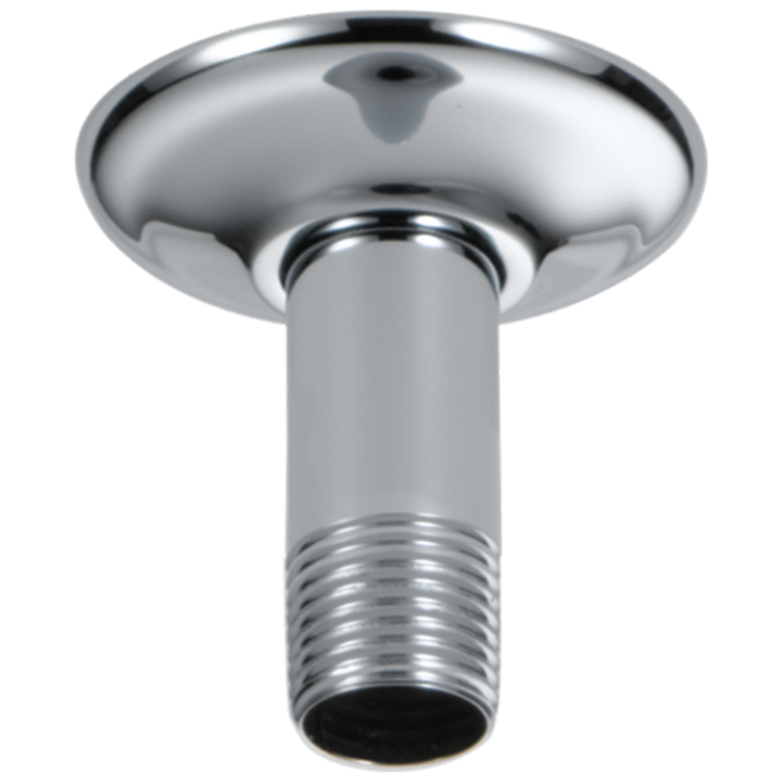Delta 0.5-in Chrome Universal Shower Arm and Flange, 3-in Ceiling-Mount