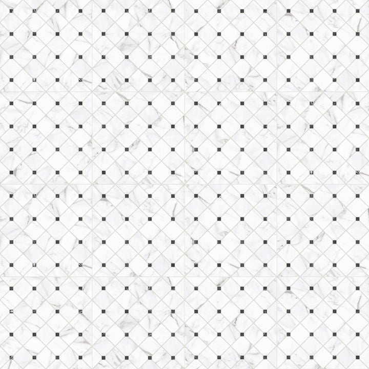 Affinity Tile Tuscany Siena 17-in x 17-in Multi-finish Porcelain Marble look Floor and Wall Tile product image