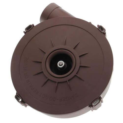 Packard 66404 inducer motor - side view (Type: Shaded Pole; Voltage: 115V)