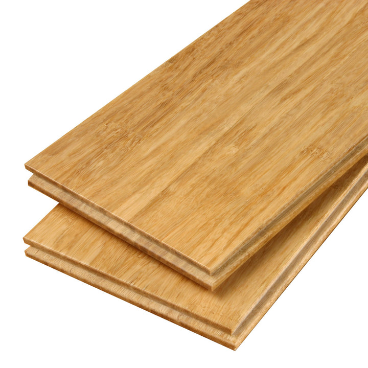 Cali Bamboo Fossilized Natural Bamboo 9/16-in T x 5-3/8-in W Smooth/Traditional Solid Hardwood Flooring (27.01-sq ft/carton)