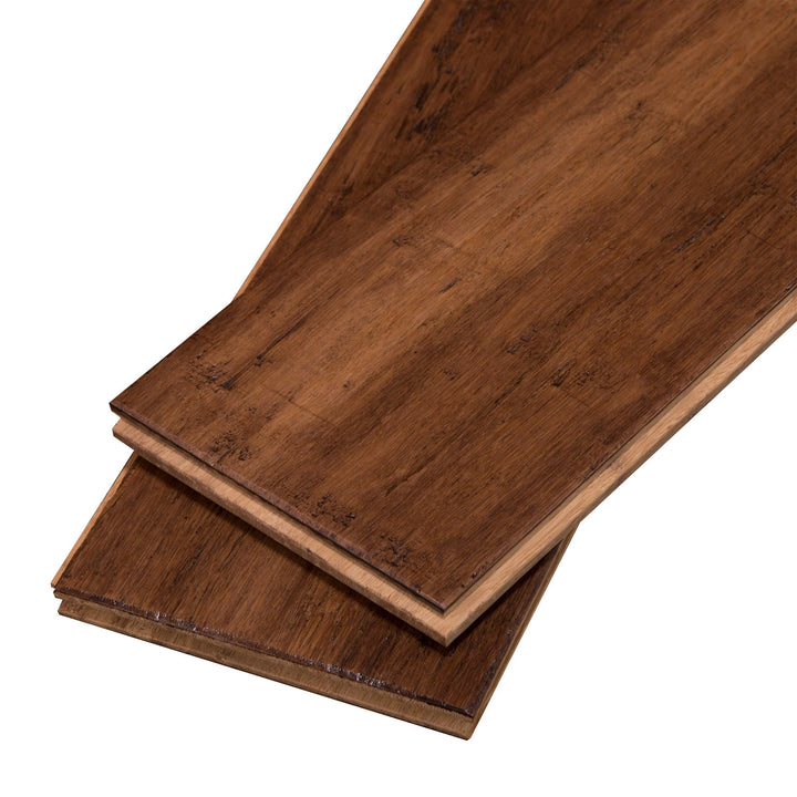 CALI BAMBOO Bourbon Barrel Fossilized Solid Bamboo Flooring, 9/16 in. T x 5.11 in. W x 72 in. L (25.60 sq. ft./case)
