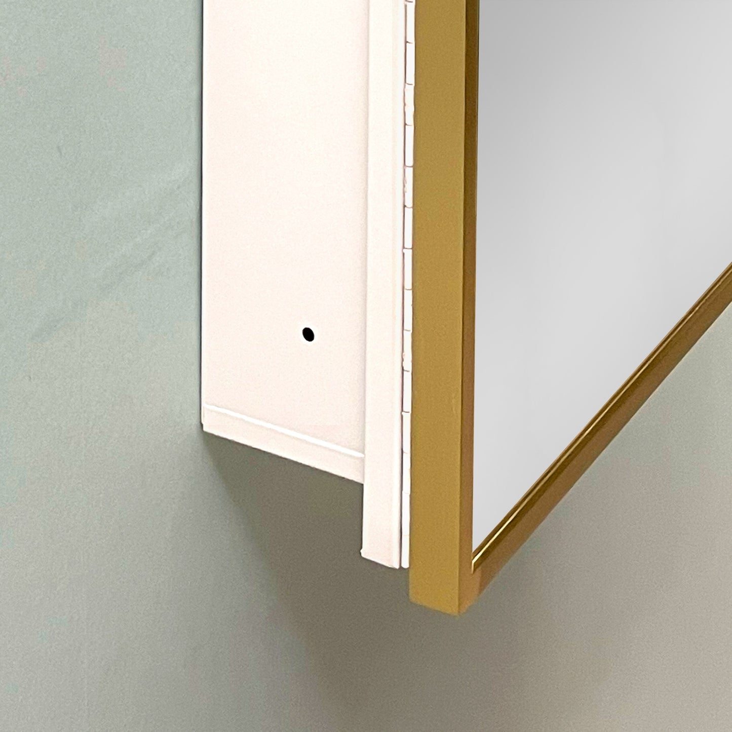 Forclover 16-in x 28-in Surface/Recessed Mount White Mirrored Soft Close Medicine Cabinet
