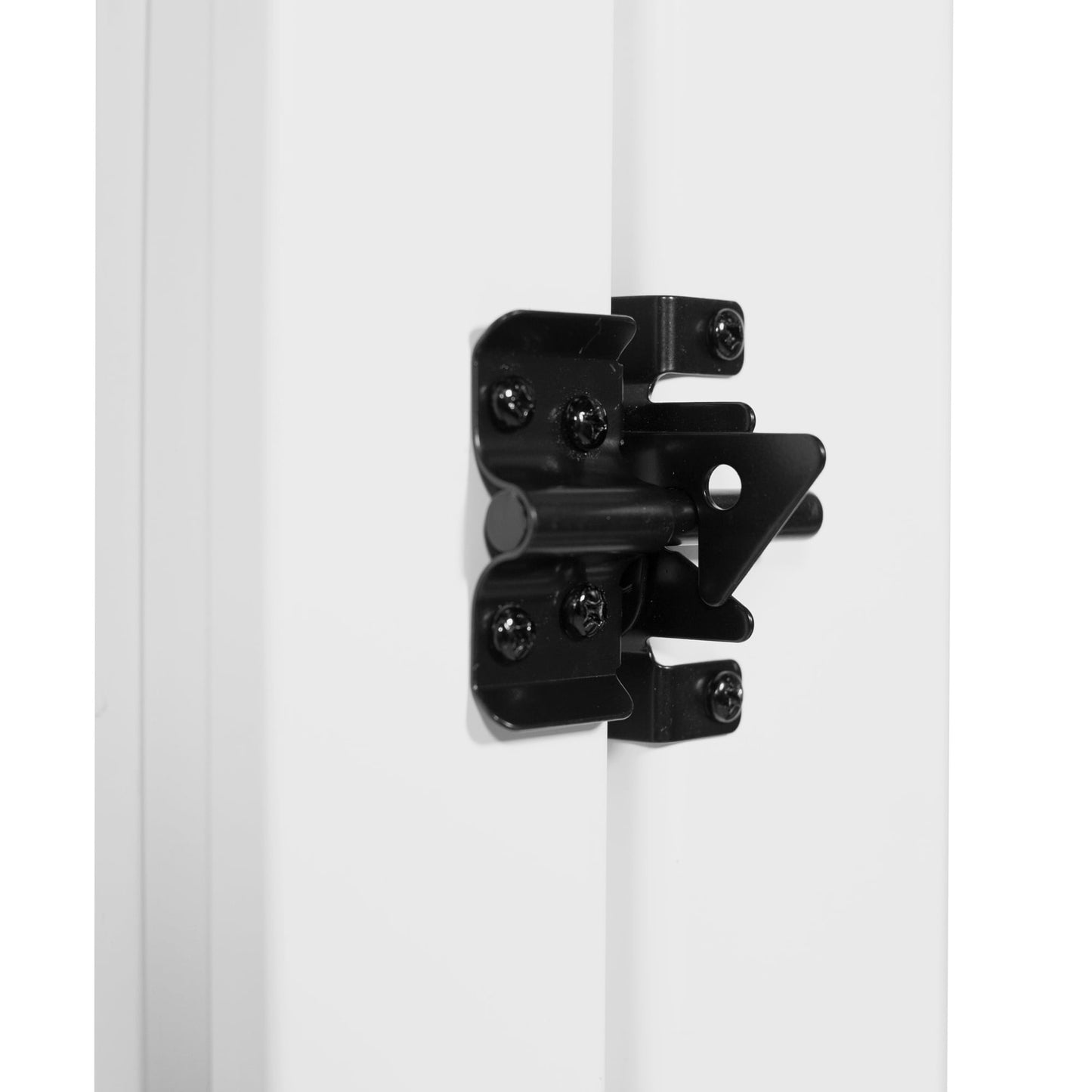 Outdoor Essentials Pro Series 6-ft H x 4-ft W White Privacy Vinyl Flat-top Fence Gate Kit (Unassembled)