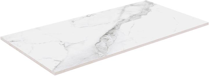 Regent Statuario 6-in x 12-in Polished Porcelain Marble Look Floor and Wall Tile (10.3-sq ft/Carton)