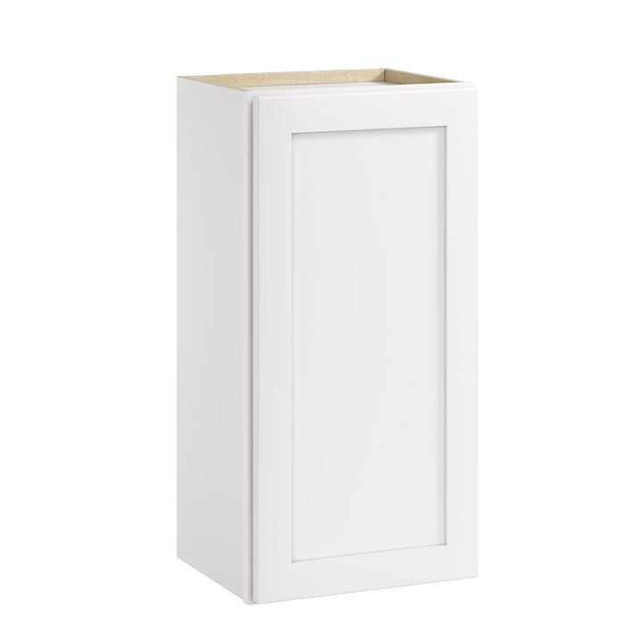 Whalen CLICK-IT Enfield 15-in W x 30-in H x 12-in D Classic White Birch Wall Ready To Assemble Plywood Cabinet (Raised Panel Shaker Door Style)