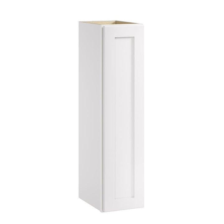 Whalen CLICK-IT Enfield 9-in W x 36-in H x 12-in D Classic White Birch Wall Ready To Assemble Plywood Cabinet (Raised Panel Shaker Door Style)