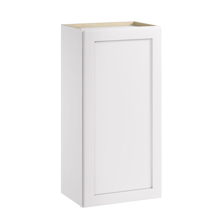 Whalen CLICK-IT Enfield 18-in W x 36-in H x 12-in D Classic White Birch Wall Ready To Assemble Plywood Cabinet (Raised Panel Shaker Door Style)